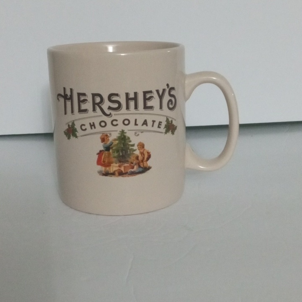 Vintage Hershey's Chocolate Christmas Tree Over sized Coffee Mug Pre-owned